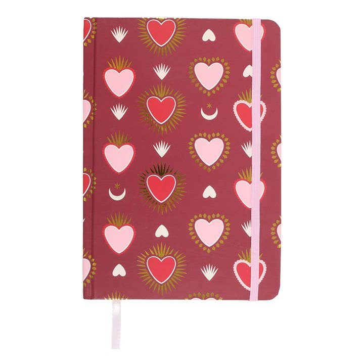 Caderno A5 com Impressão de Sagrado Coração
