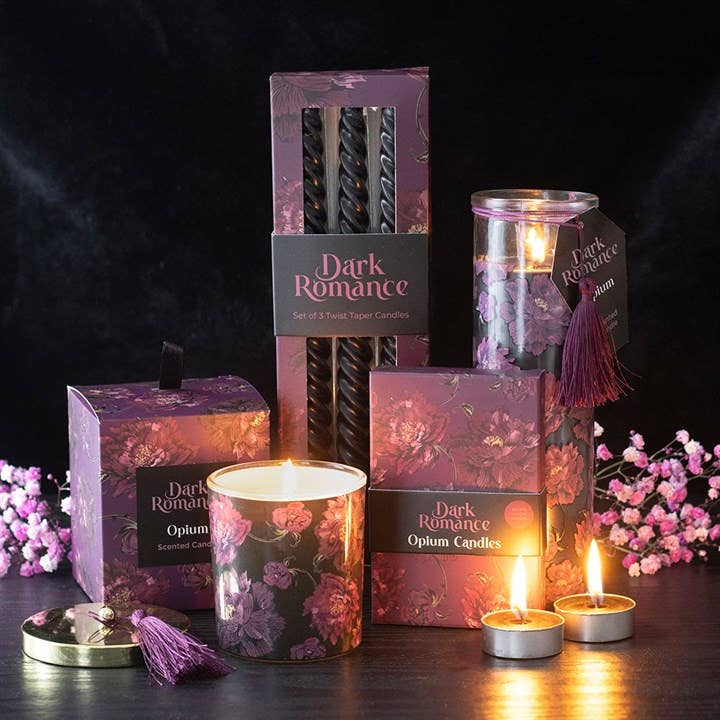 Vela Perfumada com Aroma de Ópio — Romance Sombrio