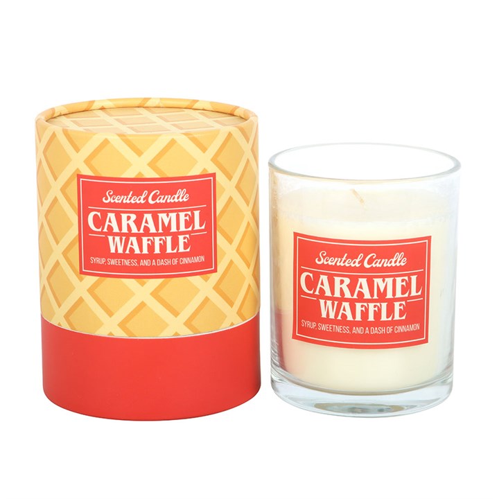 Vela Perfumada com Aroma de Waffle de Caramelo
