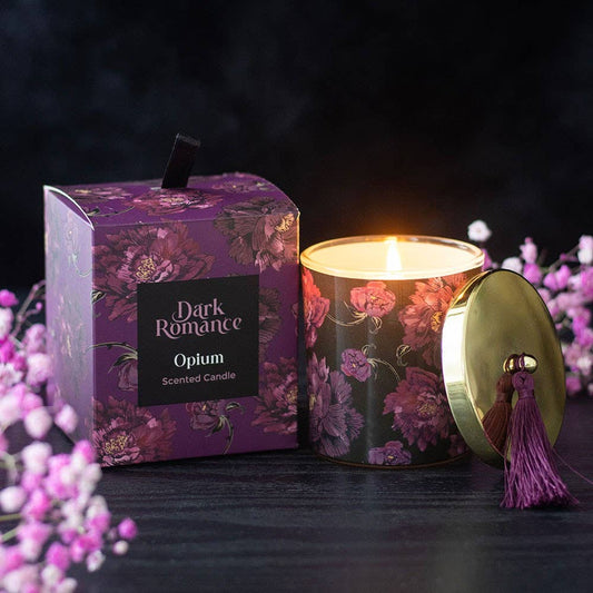 Vela Perfumada com Aroma de Ópio — Romance Sombrio