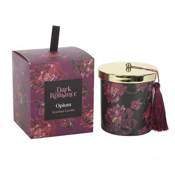 Vela Perfumada com Aroma de Ópio — Romance Sombrio