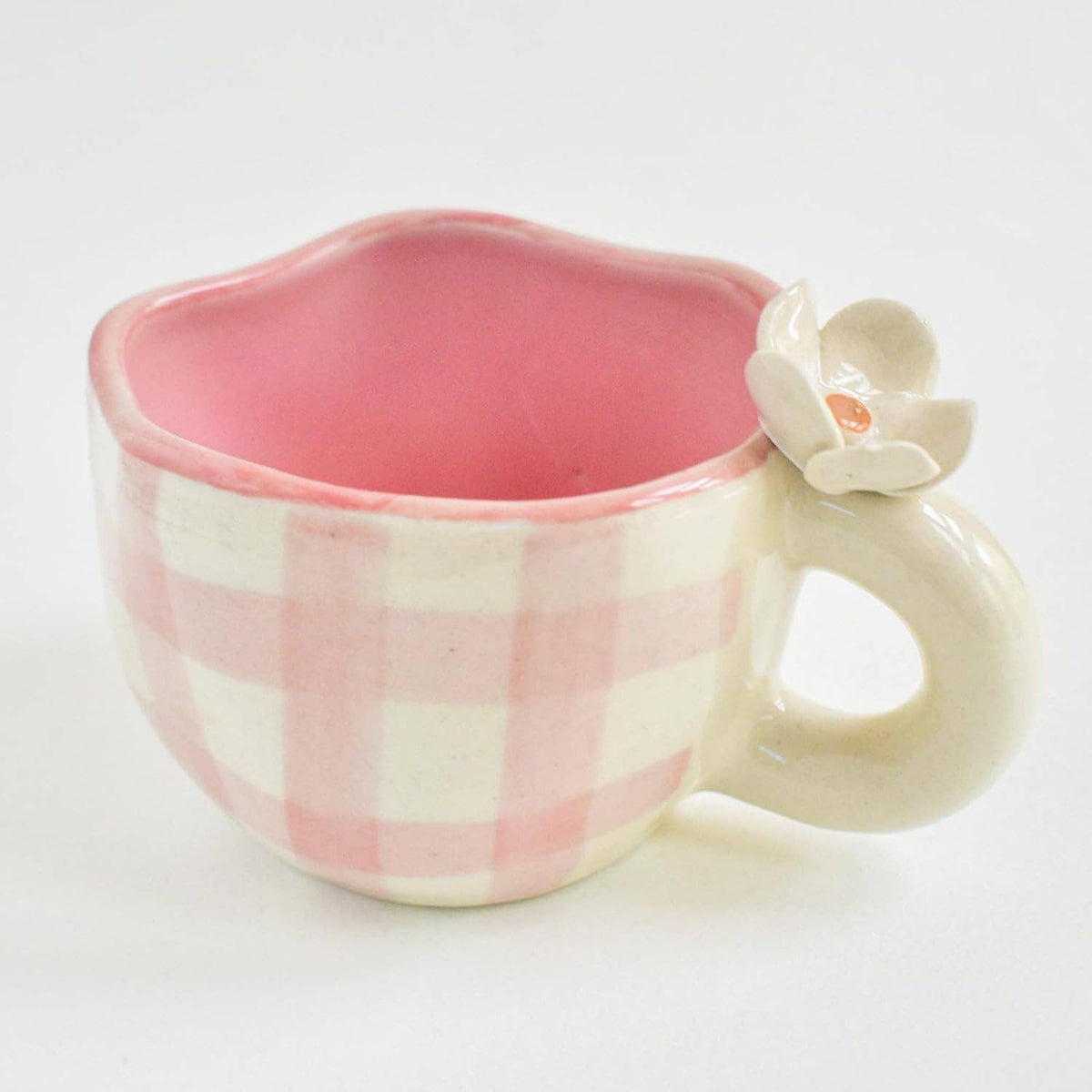 Caneca de Café | Chávena de Cerâmica Margarida Artesanal | Barro