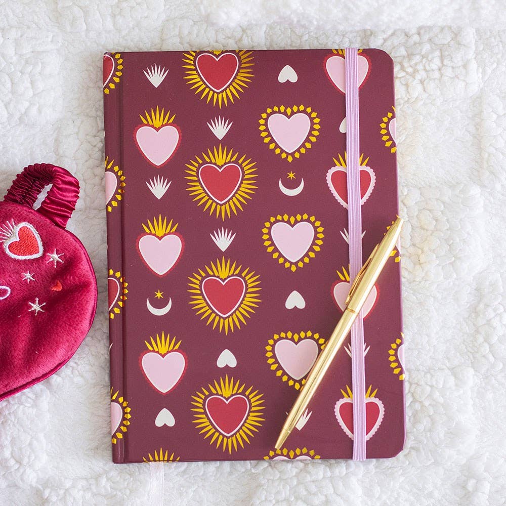 Caderno A5 com Impressão de Sagrado Coração