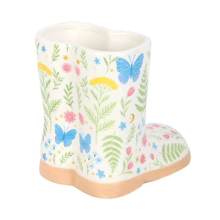 Vaso em galocha com estampa floral Luna Bloom